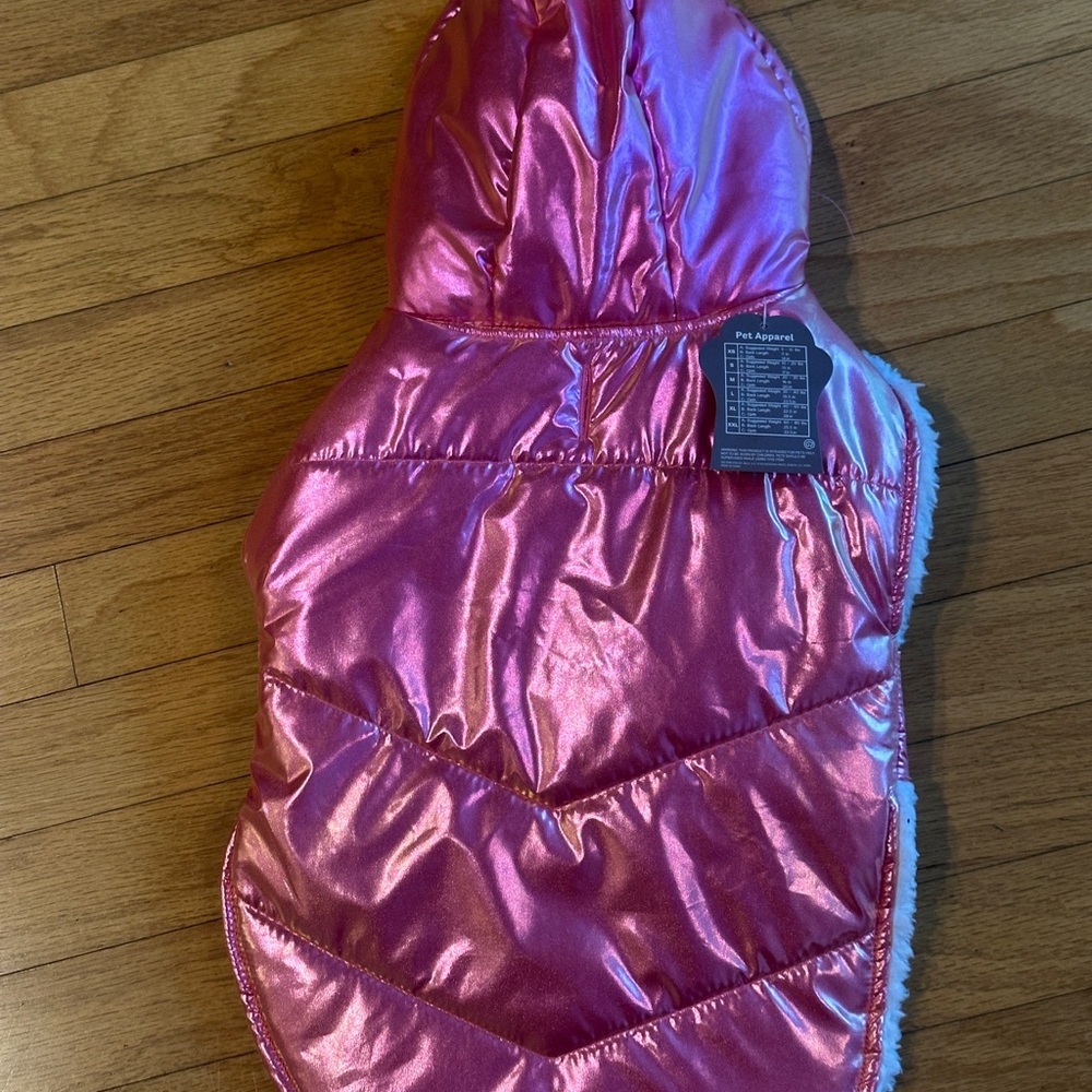Dog Pink Puffer Jacket